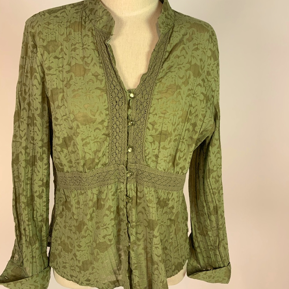 Antilia Femme Olive Blouse